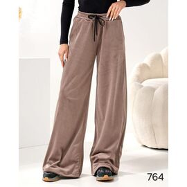 Фотография Штаны спортивные женские 764 beige р.42-52 "DORA" недорого оптом от прямого поставщика