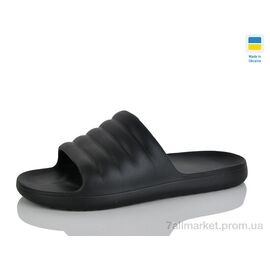 Фотография Шлепки мужские пляжные Лето B408 чорний (8 пар р.40-46) "M&L  Alex13" недорого оптом от прямого поставщика