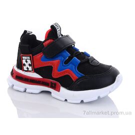 Фотография Кроссовки детские модные  602-1A (8 пар р.21-26) "Xifa kids" недорого оптом от прямого поставщика