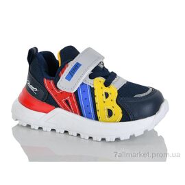 Фотография Кроссовки детские модные Весна/осень XF01-YF2148-1B (8 пар р.21-26) "Xifa kids" недорого оптом от прямого поставщика