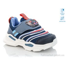 Кросівки дитячі модні  9090M LED (8 пар р.21-26) "Xifa kids" недорого оптом від прямого постачальника