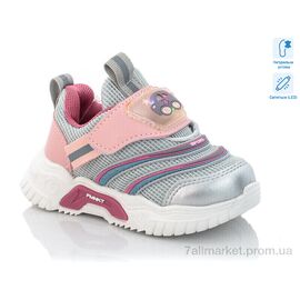 Кросівки дитячі модні  9090F LED (8 пар р.21-26) "Xifa kids" недорого оптом від прямого постачальника