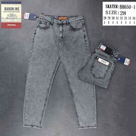 Фотография Джинсы мужские BR650-1 grey р.28-36 "God Baron" недорого оптом от прямого поставщика