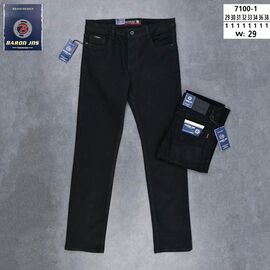 Фотография Джинсы мужские 7100-1 black р.29-38 "God Baron" недорого оптом от прямого поставщика