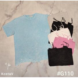 Фотография Футболка женская G118 mix р.46-48 "Kosta" недорого оптом от прямого поставщика