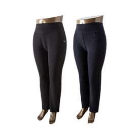Жіночі штани 3114 navy/black р.11XL-14XL "Алия" недорого оптом від прямого постачальника
