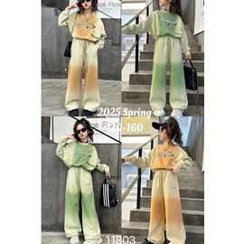 Фотография Костюм детский спортивный на девочку 11803 green р.120-160 "Meloria" недорого оптом от прямого поставщика