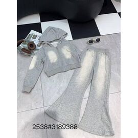 Фотография Костюм детский спортивный на девочку 2538 grey р.120-160 "Meloria" недорого оптом от прямого поставщика
