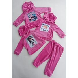 Фотография Костюм детский спортивный на девочку ML3307 pink-blue р.24-30 "Meloria" недорого оптом от прямого поставщика