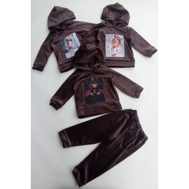 Фотография Костюм детский спортивный на девочку ML3316 brown lol р.26-34 "Meloria" недорого оптом от прямого поставщика