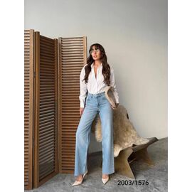 Джинси жіночі 2003-1576 l.blue р.34-40 "Jeans Style" недорого оптом від прямого постачальника