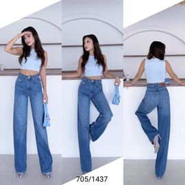 Фотография Джинсы женские 705-1437 blue р.34-42 "Jeans Style" недорого оптом от прямого поставщика