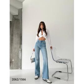 Фотография Джинсы женские 2062-1566 l.blue р.34-40 "Jeans Style" недорого оптом от прямого поставщика