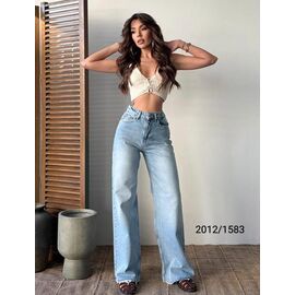 Фотография Джинсы женские 2012-1583 l.blue р.34-40 "Jeans Style" недорого оптом от прямого поставщика