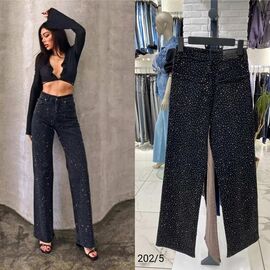 Фотография Джинсы женские 202-5 black р.26-31 "Jeans Style" недорого оптом от прямого поставщика
