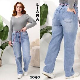 Джинси жіночі 1050 l.blue р.30-36 "Beki" недорого оптом від прямого постачальника