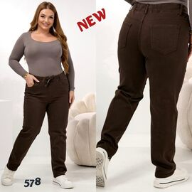 Джинси жіночі 578 brown р.30-36 "Beki" недорого оптом від прямого постачальника