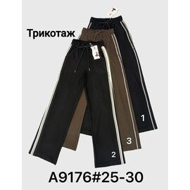 Штани спортивні жіночі A9176-1 black р.25-30 "Immei" недорого оптом від прямого постачальника