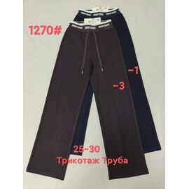 Штани спортивні жіночі 1270-1 black р.25-30 "Immei" недорого оптом від прямого постачальника