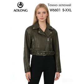 Фотография Куртка женская демисезонная W6601 khaki р.S-2XL "Immei" недорого оптом от прямого поставщика