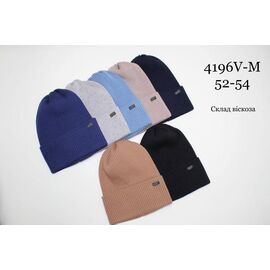 Фотография Шапка детская на мальчика 4196V-M mix р.52-54 "SELFI" недорого оптом от прямого поставщика