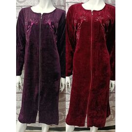 Фотография Халат женский 4748 purple р.58-64 "HOME STYLE" недорого оптом от прямого поставщика