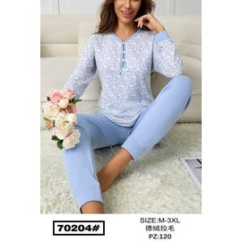 Фотография Костюм женский 70204 l.blue р.50-58 "HOME STYLE" недорого оптом от прямого поставщика