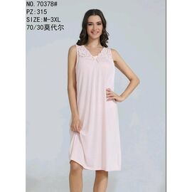 Фотография Ночнушка женская 70378 beige р.52-60 "HOME STYLE" недорого оптом от прямого поставщика