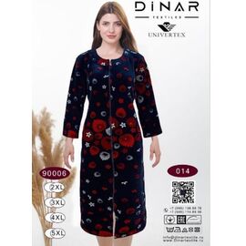 Фотография Халат женский 90006 navy р.52-58 "HOME STYLE" недорого оптом от прямого поставщика