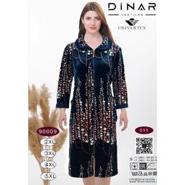 Фотография Халат женский 90009 navy р.52-58 "HOME STYLE" недорого оптом от прямого поставщика