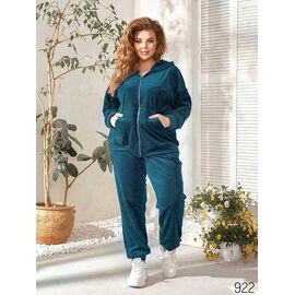 Костюм спортивний жіночий теплий 922 blue р.60-66 "HOME STYLE" недорого оптом від прямого постачальника