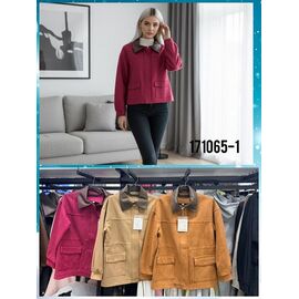 Куртка жіноча демісезонна 171065-1 crimson р.S-L "Dorimodes" недорого оптом від прямого постачальника