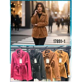 Куртка жіноча демісезонна 17891-1 orange р.S-L "Dorimodes" недорого оптом від прямого постачальника