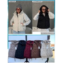 Фотография Жилетка женская 912MB black р.50-58 "Dorimodes" недорого оптом от прямого поставщика