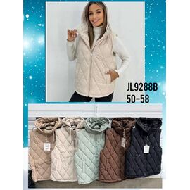 Фотография Жилетка женская 9288B black р.50-58 "Dorimodes" недорого оптом от прямого поставщика