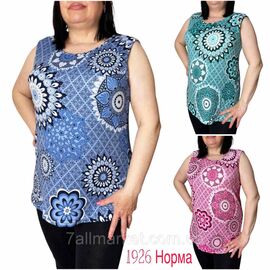 Майка жіноча стильна р-ри L-4XL (мікс кв) "NICOLAS" недорого від прямого постачальника