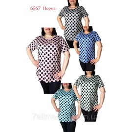 Футболка жіноча стильна р-ри M-4XL (мікс кв) "NICOLAS" недорого від прямого постачальника