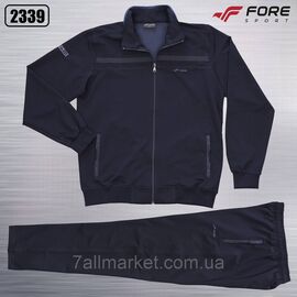 Спортивний чоловічий костюм на блискавці FORE розміри XL-3XL (6 кв) "REMAIN" купити недорого від прямого постачальника
