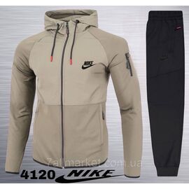 Спортивний чоловічий костюм на байці Найк розміри M-3XL (6 кв) "REMAIN" купити недорого від прямого постачальника