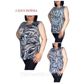 Майка жіноча стильна р-ри M-4XL (мікс кв) "NICOLAS" недорого від прямого постачальника