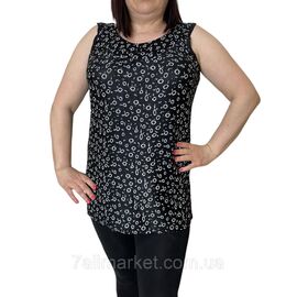 Майка жіноча стильна напівбатал р-ри XL-5XL (мікс кв) "NICOLAS" недорого від прямого постачальника