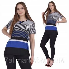 Футболка жіноча стильна р-ри L-4XL (мікс кв) "NICOLAS" недорого від прямого постачальника