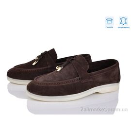 Фотография Туфли женские стильные Весна/осень 065 коричневий (8 пар р.36-40) "Mona Lisa" недорого оптом от прямого поставщика