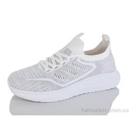 Фотография Кроссовки женские модные Лето AWL26707 white (8 пар р.36-40) "Restime" недорого оптом от прямого поставщика