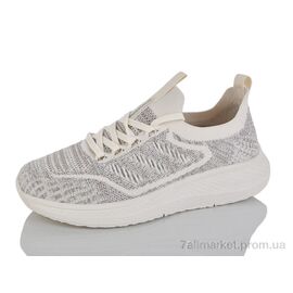 Фотография Кроссовки женские модные Лето AWL26707 l.beige (8 пар р.36-40) "Restime" недорого оптом от прямого поставщика