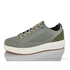 Фотография Кроссовки мужские модные Лето AML26712 khaki (8 пар р.41-45) "Restime" недорого оптом от прямого поставщика