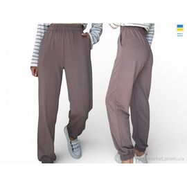 Фотография Спортивные брюки женские Весна/осень 1055 шоколад (4 шт. р.сетка S-XL) "Margo" недорого оптом от прямого поставщика