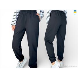 Фотография Спортивные брюки женские Весна/осень 10055 чорний (4 шт. р.сетка 2XL-4XL) "Margo" недорого оптом от прямого поставщика