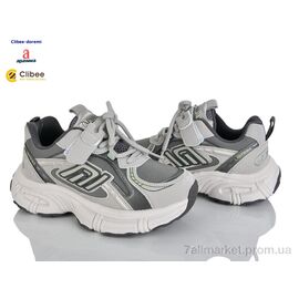 Фотография Кроссовки детские модные Весна/осень ABC2583 beige-green (6 пар р.32-37) "Clibee-Doremi" недорого оптом от прямого поставщика
