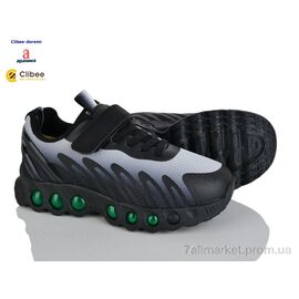 Фотография Кроссовки детские модные Весна/осень LC1183 black-grey (6 пар р.31-36) "Clibee-Doremi" недорого оптом от прямого поставщика